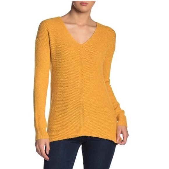 Abound V-Neck Tunic Sweater - Picture 1 of 5